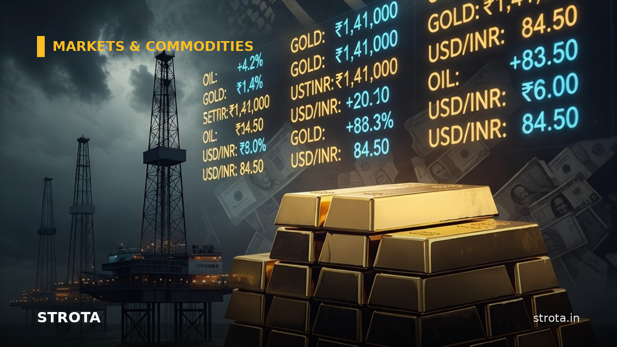 Gold Hits Record ₹1.41 Lakh as Oil Surges and Rupee Crumbles — Why Your Wallet Feels the Squeeze