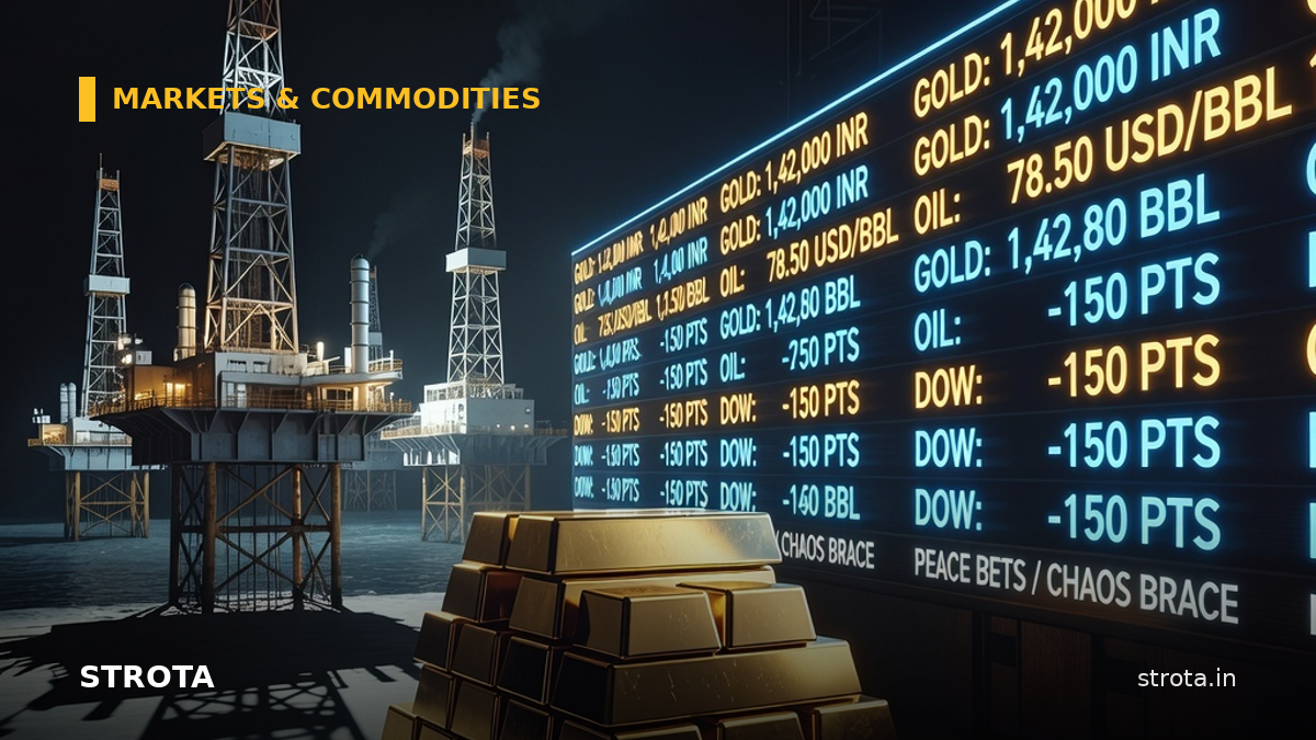 Gold Hits Rs 1.42 Lakh as Traders Bet on Peace—and Brace for Chaos