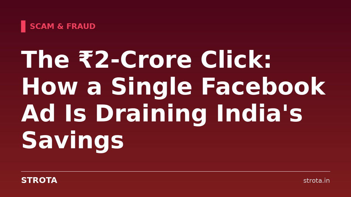 The ₹2-Crore Click: How a Single Facebook Ad Is Draining India's Savings