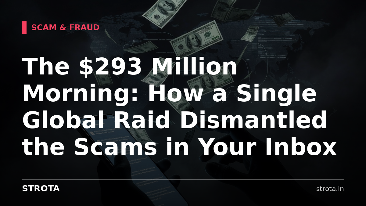 The $293 Million Morning: How a Single Global Raid Dismantled the Scams in Your Inbox